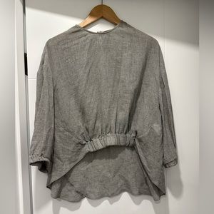 Light weight grey blouse.